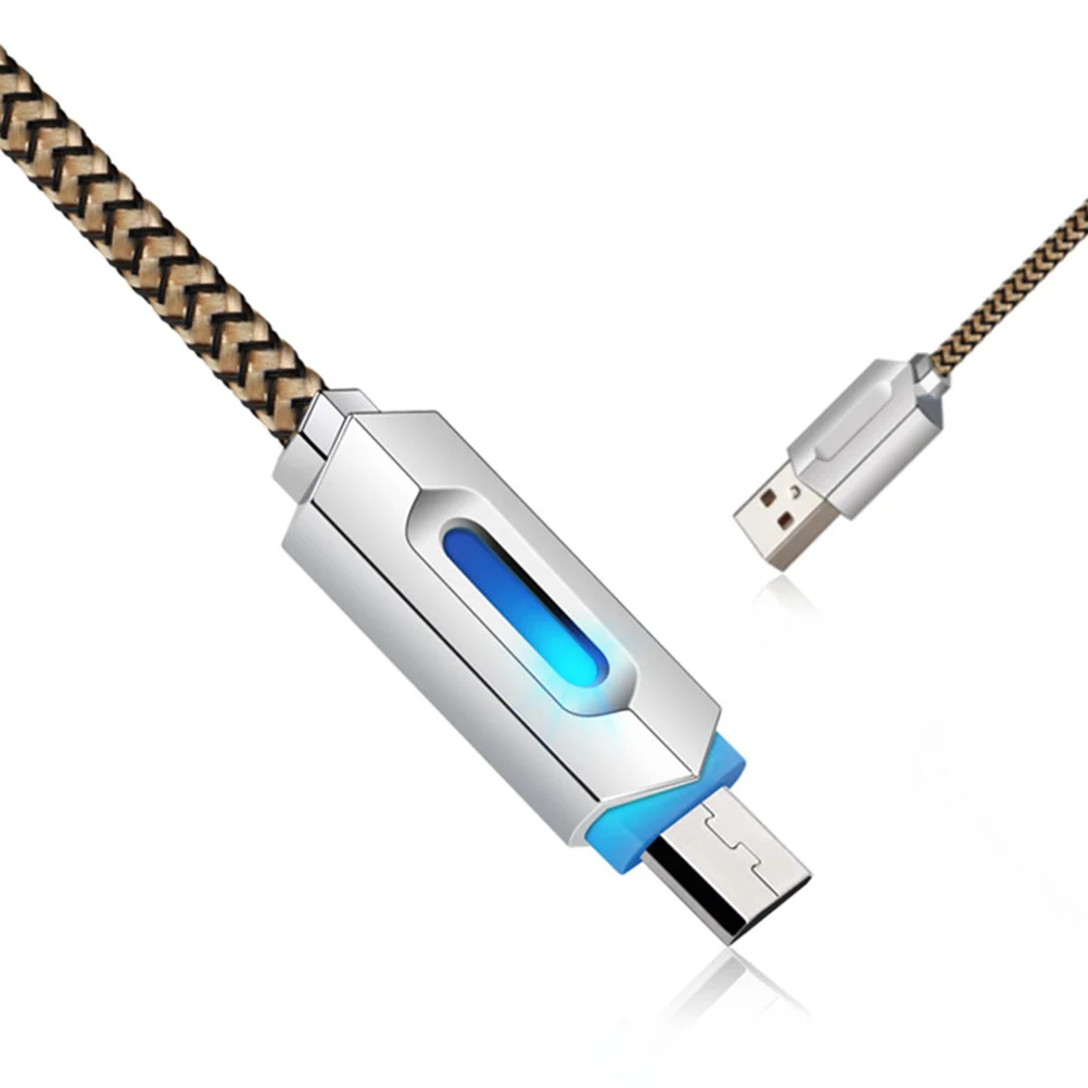 1 Meter Fast Charging Micro USB Cable Nylon Braided Data Sync Cord for Phones Tablets Galaxy S7 2