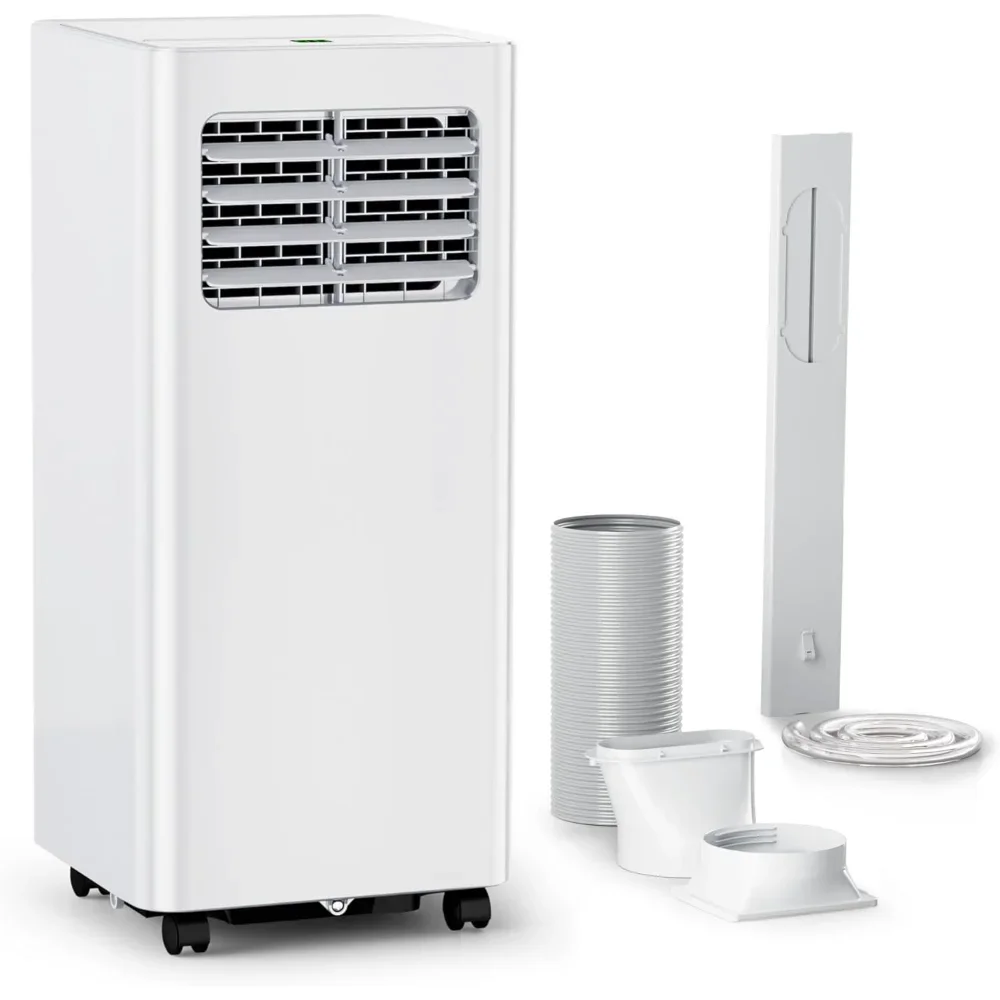 

Портативные кондиционеры 10 000 БТЕ, портативные кондиционеры переменного тока с 4 режимами, вмещает до 450 кв. футов, осушитель, с дистанционным управлением, светодиодный дисплей