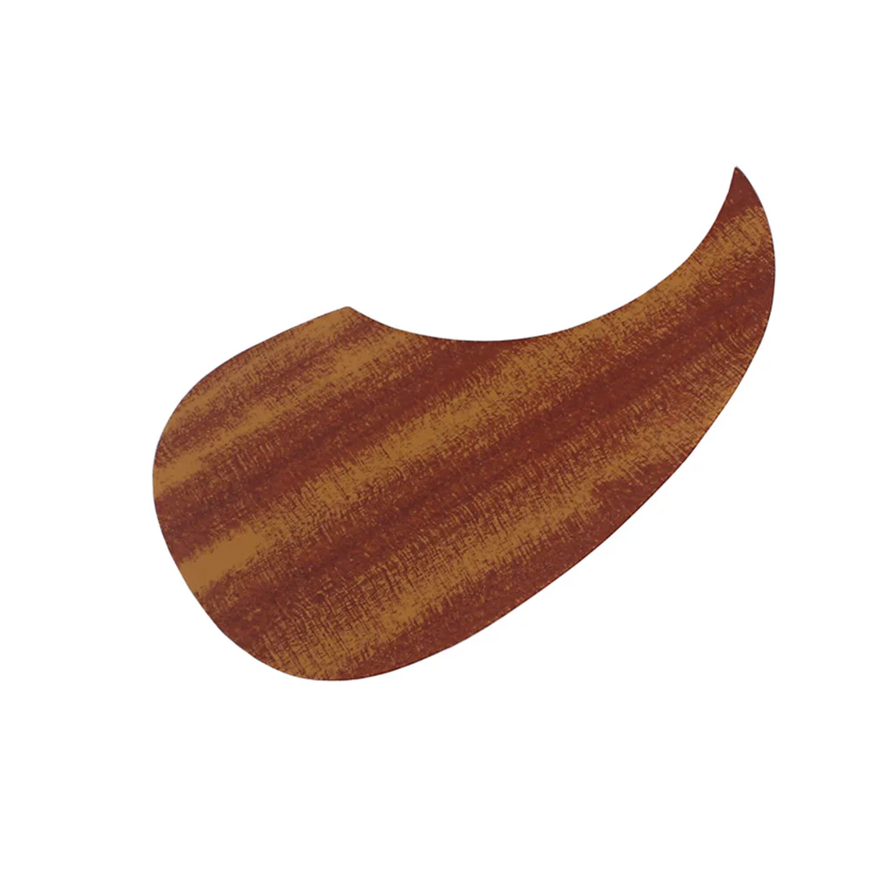 

1Pcs Guitar Pickguard Wood Grain Acoustic Self-Adhesive Scratch Protection Guard Sticker 128Mm Guitar Accessories