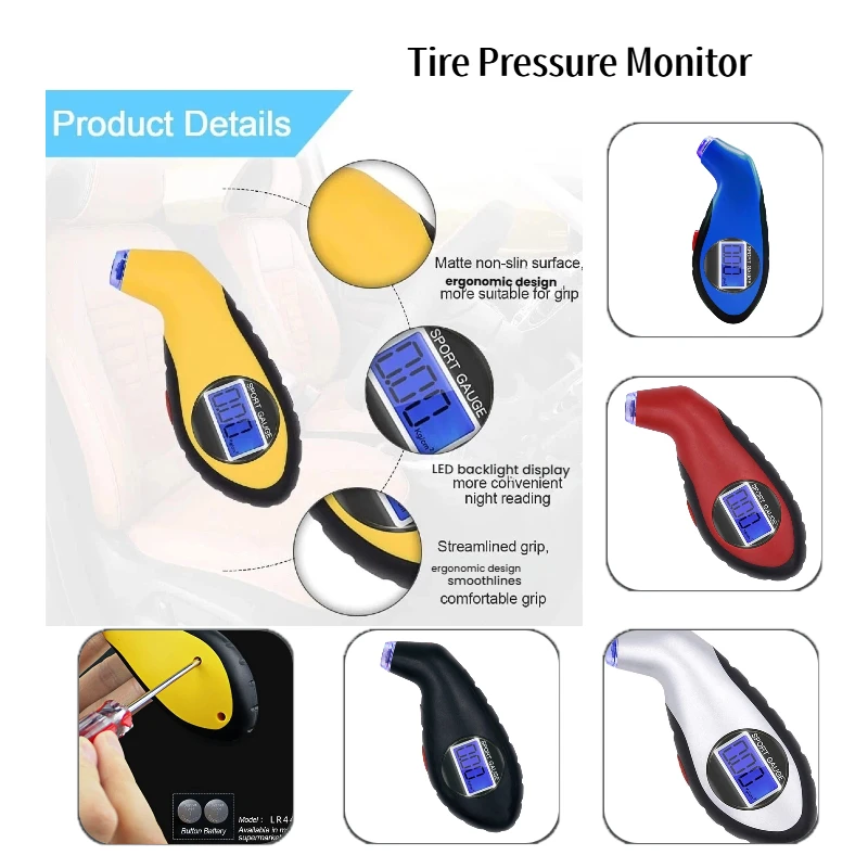 Czujniki systemu monitorowania ciśnienia w oponach samochodowych Tester opon Narzędzia diagnostyczne Obrotowy uchwyt Test Akcesoria samochodowe