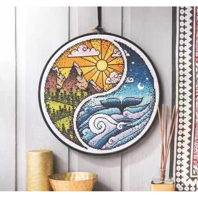 12360 عبر الابره مجموعات للتطريز عبر الابره عبر الابره مجموعة كاملة ستيتش عبر الابره مجموعة إبرة الفنون والحرف #1