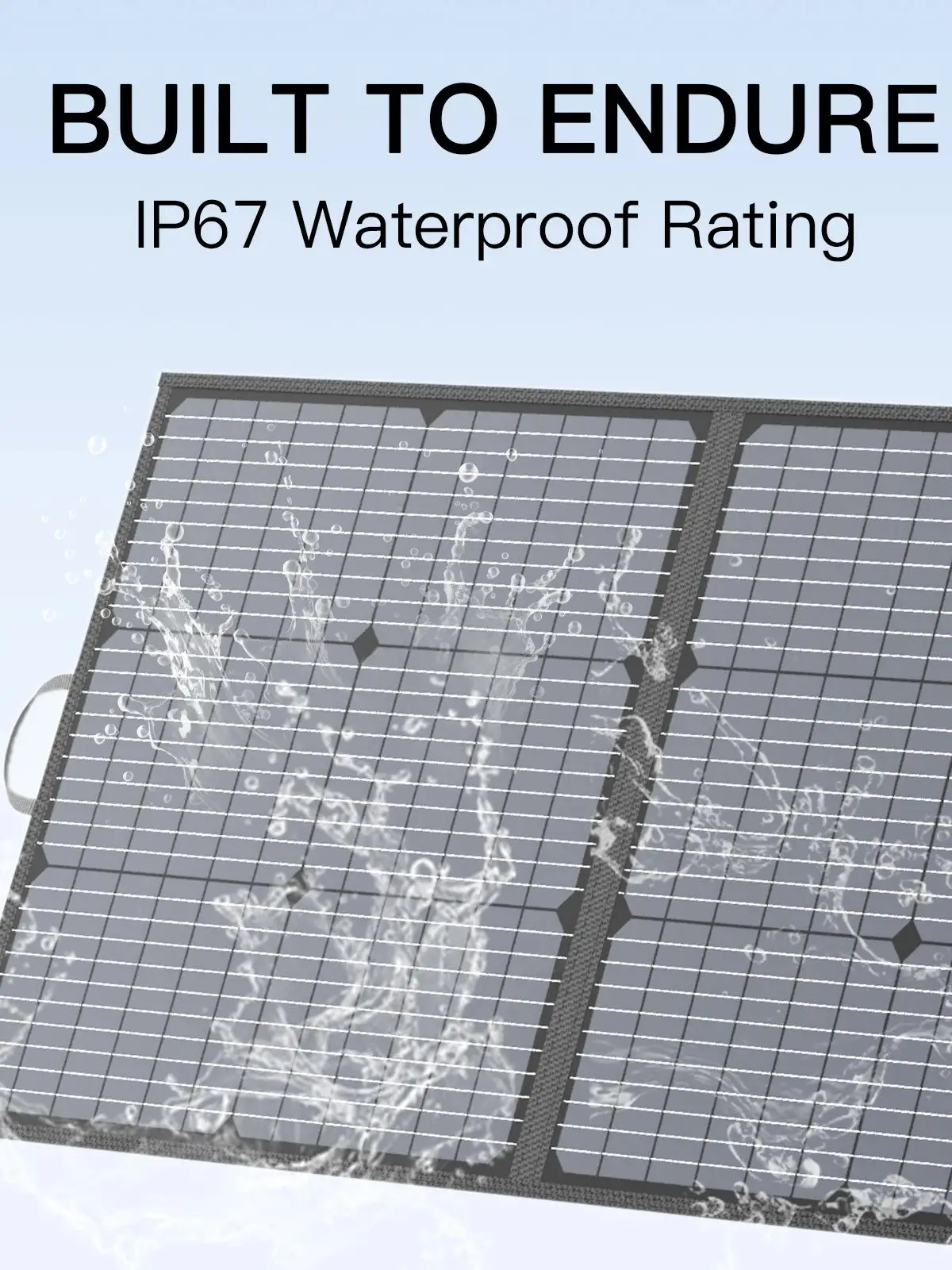 MHPOWOS 110 W tragbare Solarmodule für Kraftwerksgeneratoren, 20 V, faltbare Solarzelladegeräte, Ausfall-Notfall für Camping, Wohnmobil