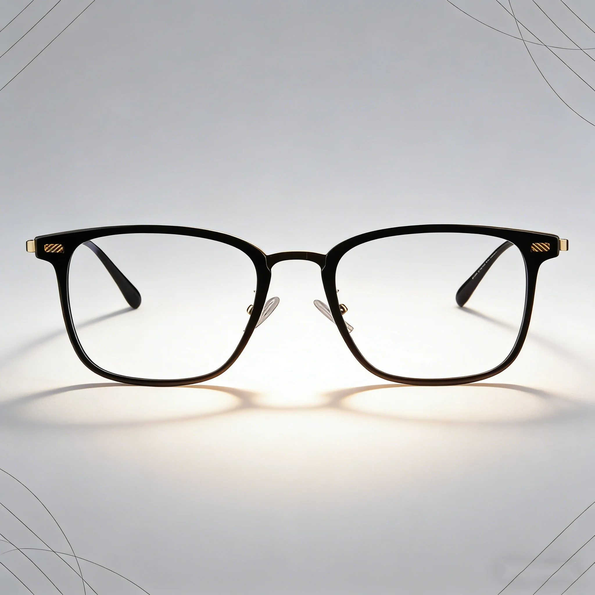Men's Vintage Big Size Single Vision Myopia Progressive Reading Glasses Custom Prescription
