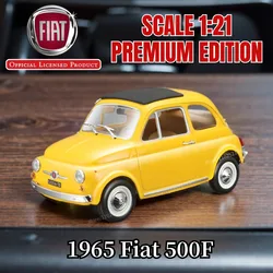 Maisto 1:24 Fiat 500F Replica Authnetic Car Model Scale Audi Porsche VW BMW Miniature Toy - Perfect Gift for Car Enthusiasts