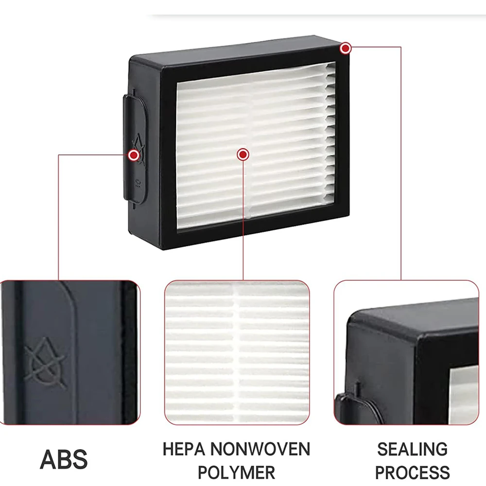 HEPA Filters Replacement for IRobot Roomba E I & J Series I7 i7+/plus I3 i3+ E5 E6 E7 I4 i4+ I5 i5+ I6 i6+ I8 i8+ Vacuum Cleaner