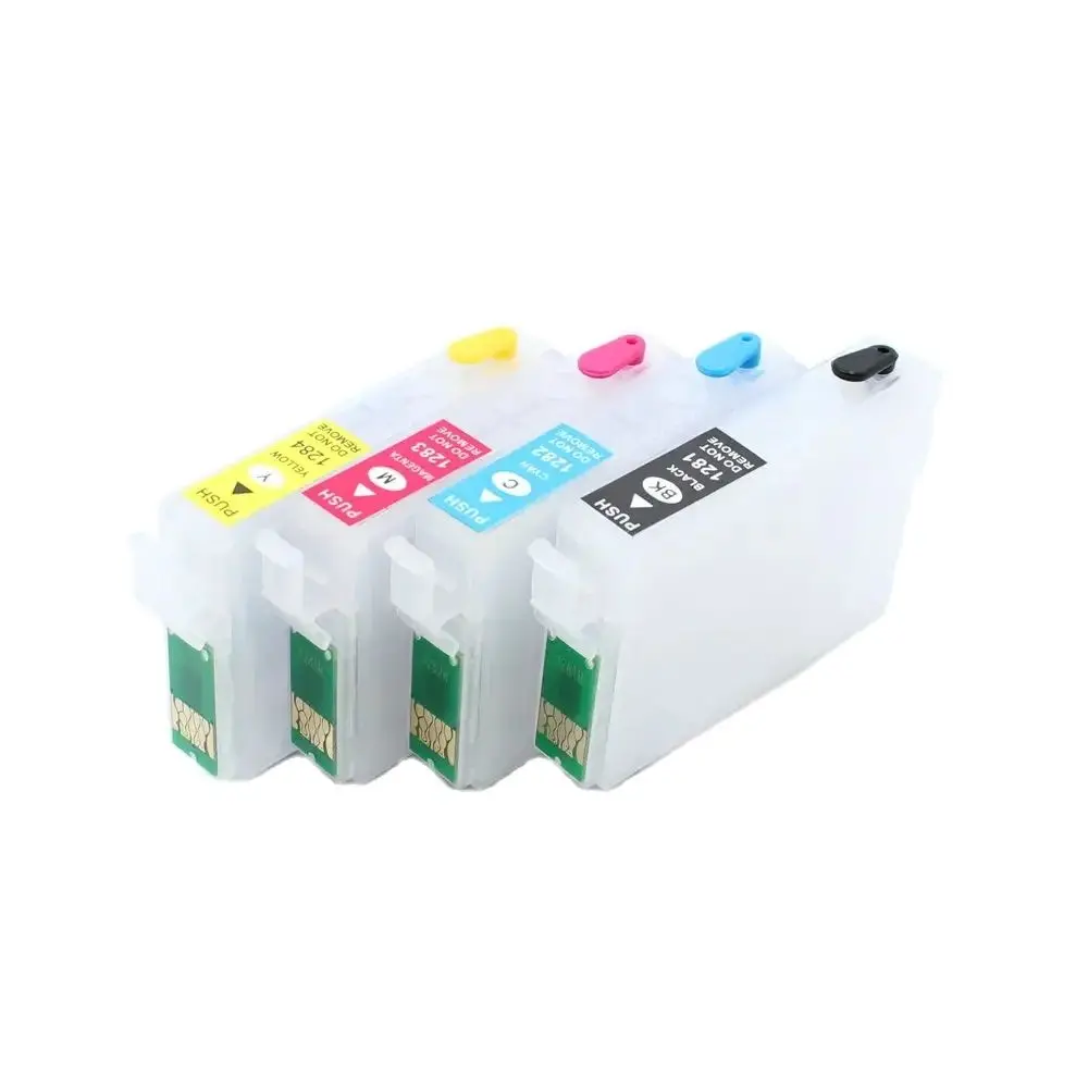 T1281-T1284 Refillable Ink Cartridge For Epson S22 SX125 SX130 SX235W SX420W SX440W SX430W SX425W SX435W SX438 SX445W BX305F