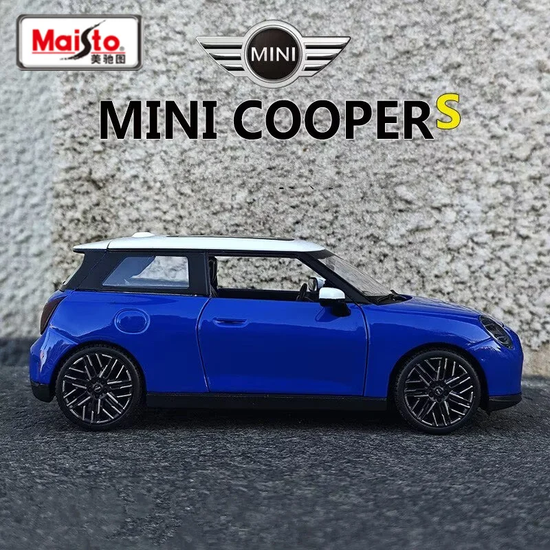 

Maist 1:24 MINI COOPER SE Alloy Mini Car Model Diecast Metal Classic Car Vehicles Model Simulation Collection Childrens Toy Gift