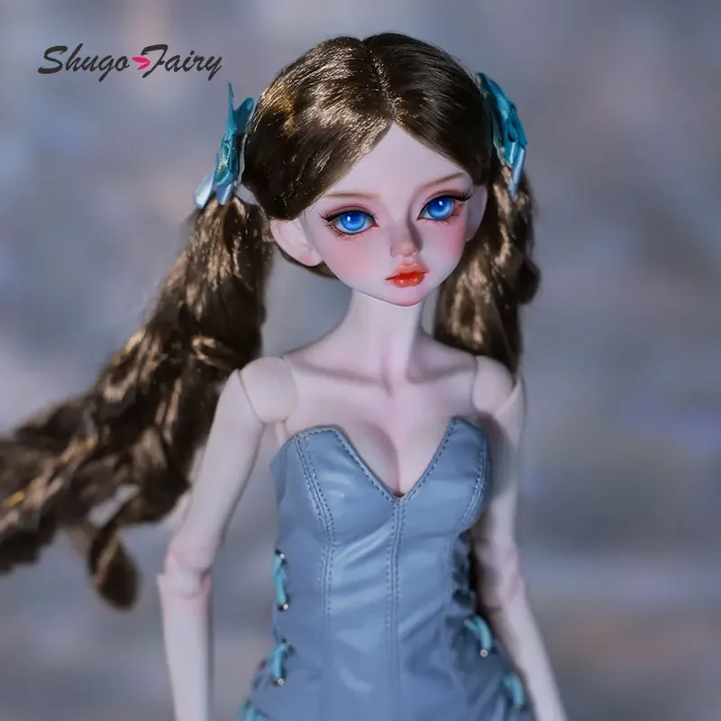 ShugaFairy Nancy 1/4 Bjd Doll Big Chest V-neck Leather Dress Fashion Style High Quality Ball Jointed Dolls