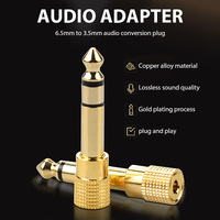 Jack 3.5 Speaker Connector 6.35mm Male to 3.5mm Female Audio Connector 3.5 Jack Aux Cable for Speaker Guitar Jack 6.35