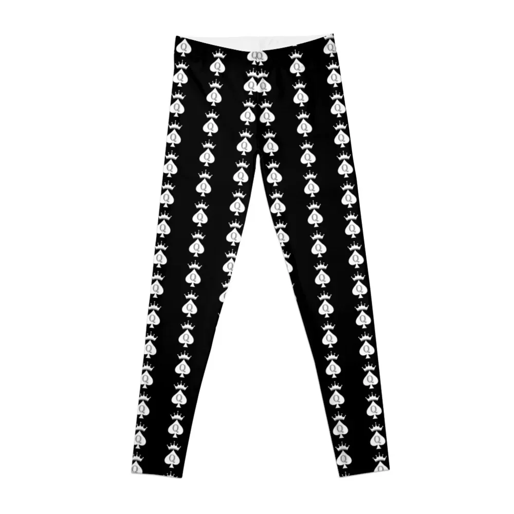 

Crowned Queen Of Spades Leggings Sports pants for gym sportswear woman sport pants Womens Leggings