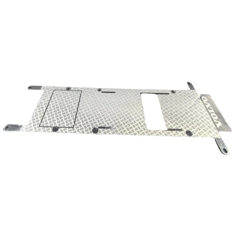 Metal Anti-skid Board Decoration Plate  for Tamiya 1/14 RC Truck Volvo FH16 XL 750 4X2 Tractor Trailer LESU Parts