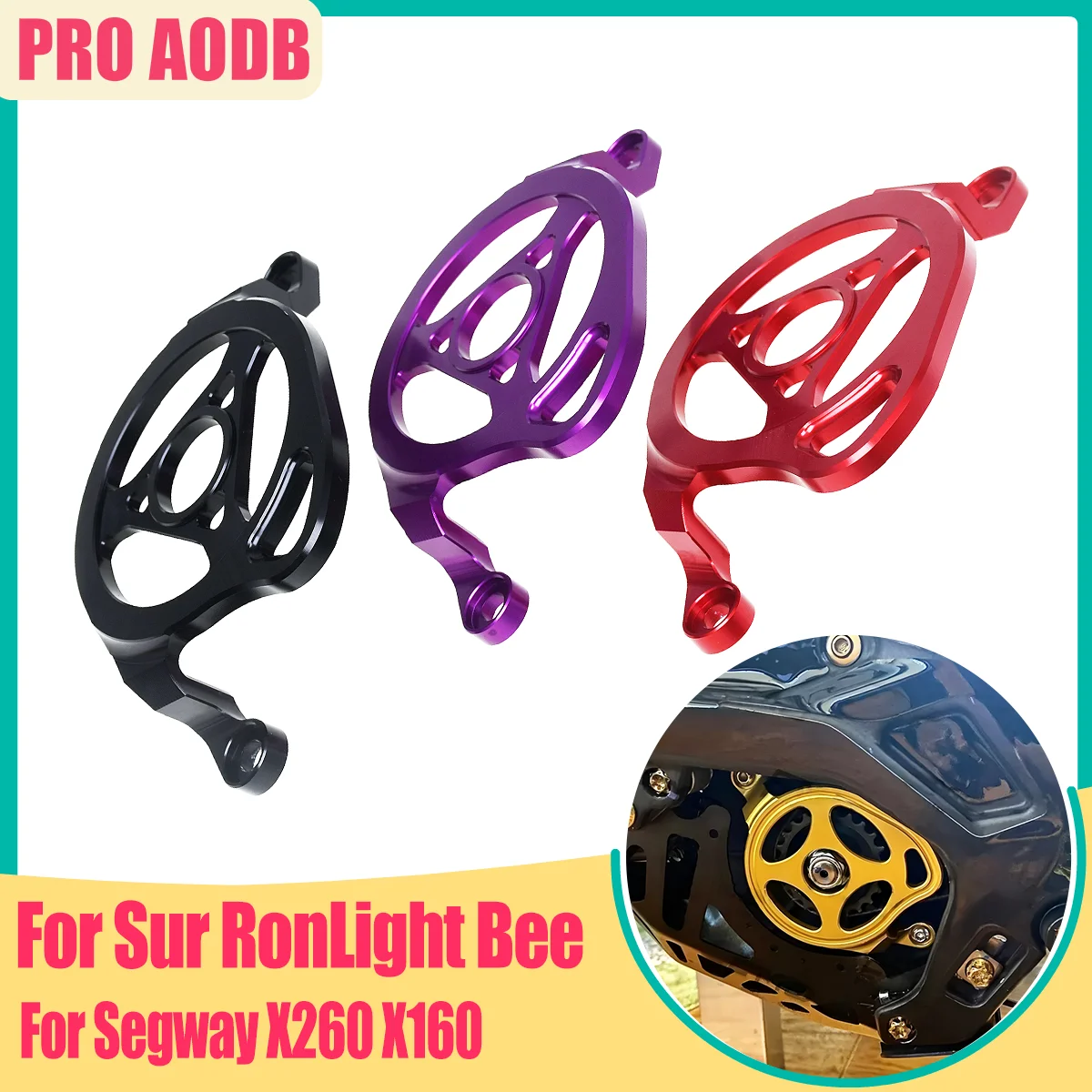 

CNC moto accessories Belt Pulley Primary Protector Cover Guard For Sur-ron Light Bee X S Light Bee LBX Segway X160 X260