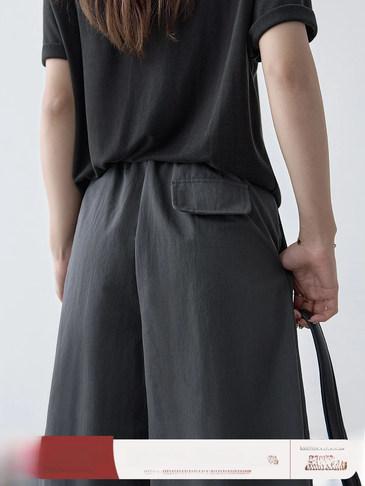 

Deep Grey Casual Pants Women's Summer 2026 New High Waist Loose Slimming Versatile Pleated Pants Commute Style Korean Simple