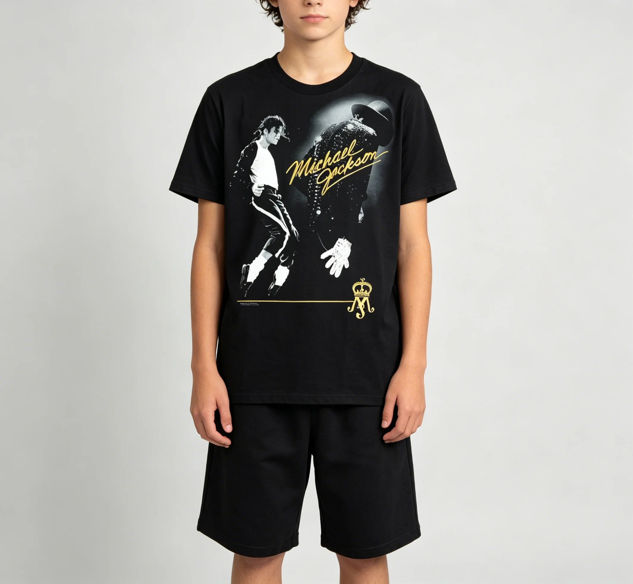 Camiseta para hombre y mujer, camiseta para niños y niñas, camisetas de algodón para adultos y niños, camisetas clásicas de Michael Jackson Billie Jean