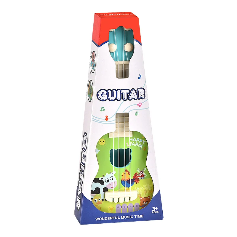 Child Ukulele Toy Guitar Baby Games Music Toy Musical Instrument Kindergarten Early Education Toys Ukulele Enlightenment Play