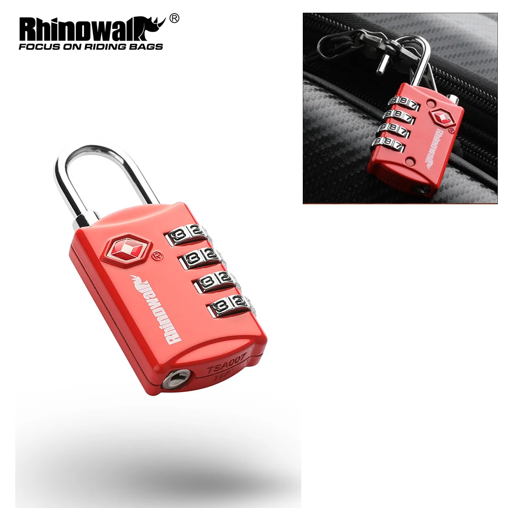 Rhinowalk TSA Locks Customs Combination Lock For Rhinowalk MJX2004 Mechanic Saddle Bag Anti-Theft Luggage Security Coded Lock