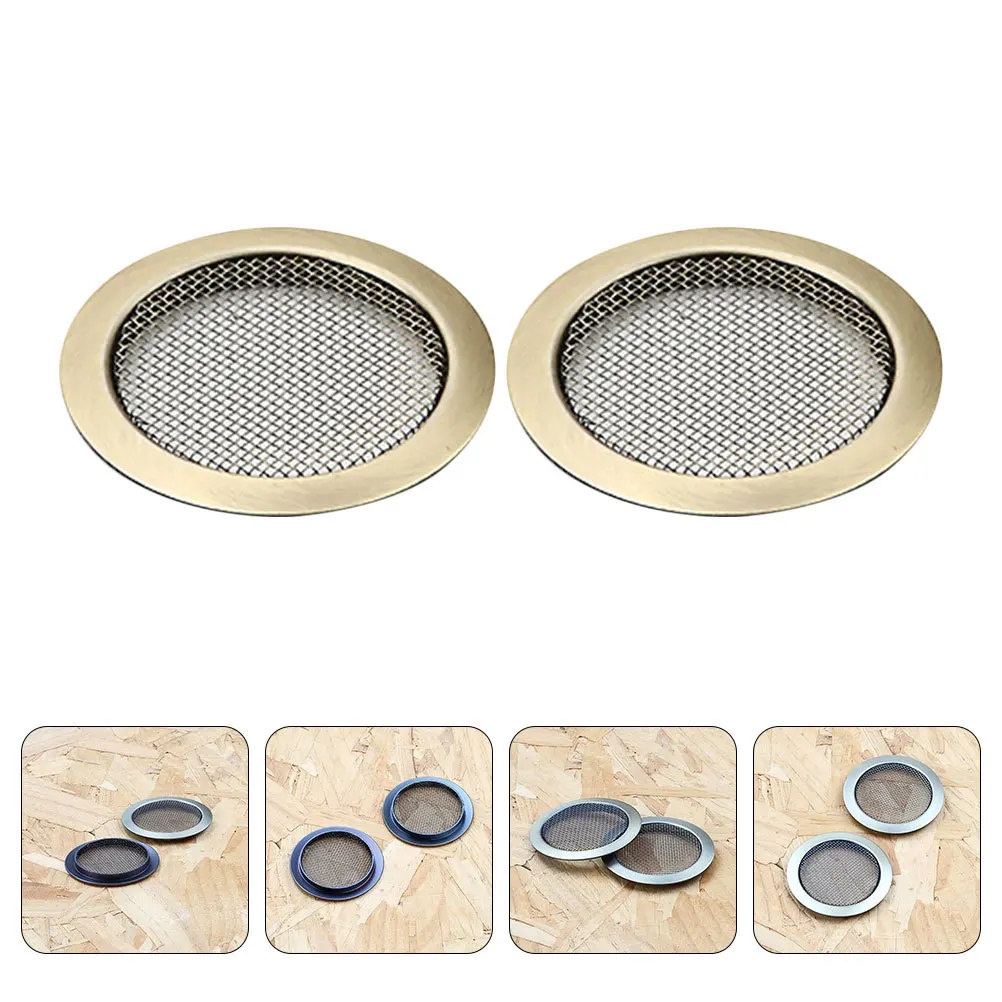 

2pcs Cover Sound Inserts Replacement Accessories For Acoustic Resonator Guitars Copper Hole Covers Resonator Guitar Parts Grille