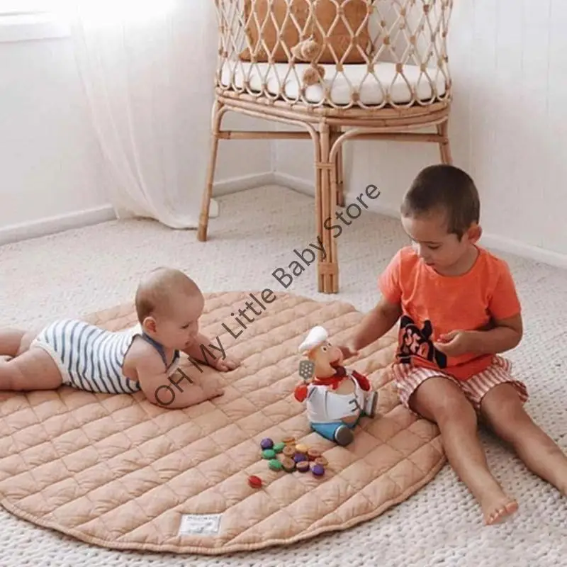 M76C 無地ソフトクロールパッドフロアパッドベビープレイジムパッドキッズ子供床敷物ゲームブランケット