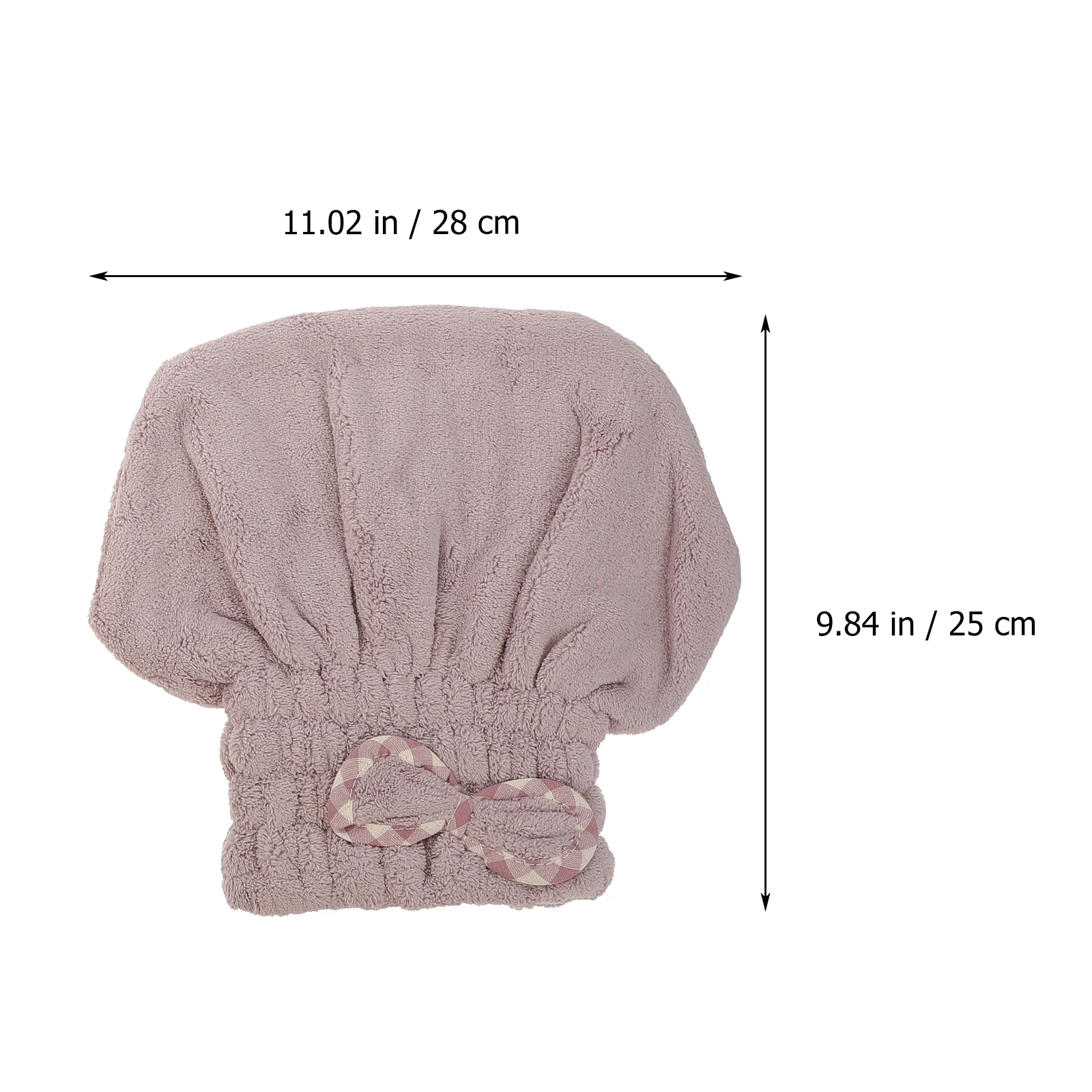 

2 Pcs Dry Hair Cap Women Bathing Hat Drying Towel for Coral Fleece Absorbent Shower