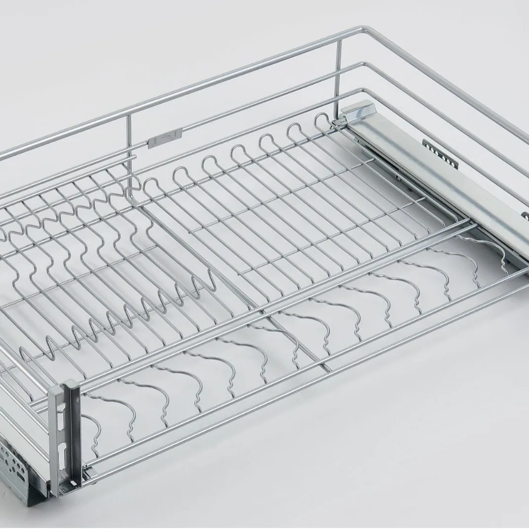 Factory Direct 2026 stove basket, double water tray nano dry plating, flat basket, dish basket double-layer combination line set