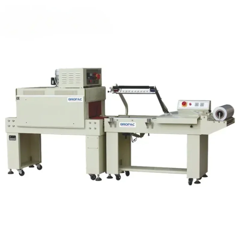 Semi Automatic Manual Thermal Cutting L Bar Heat Sealing Shrink Oven Wrapping Packaging Machine