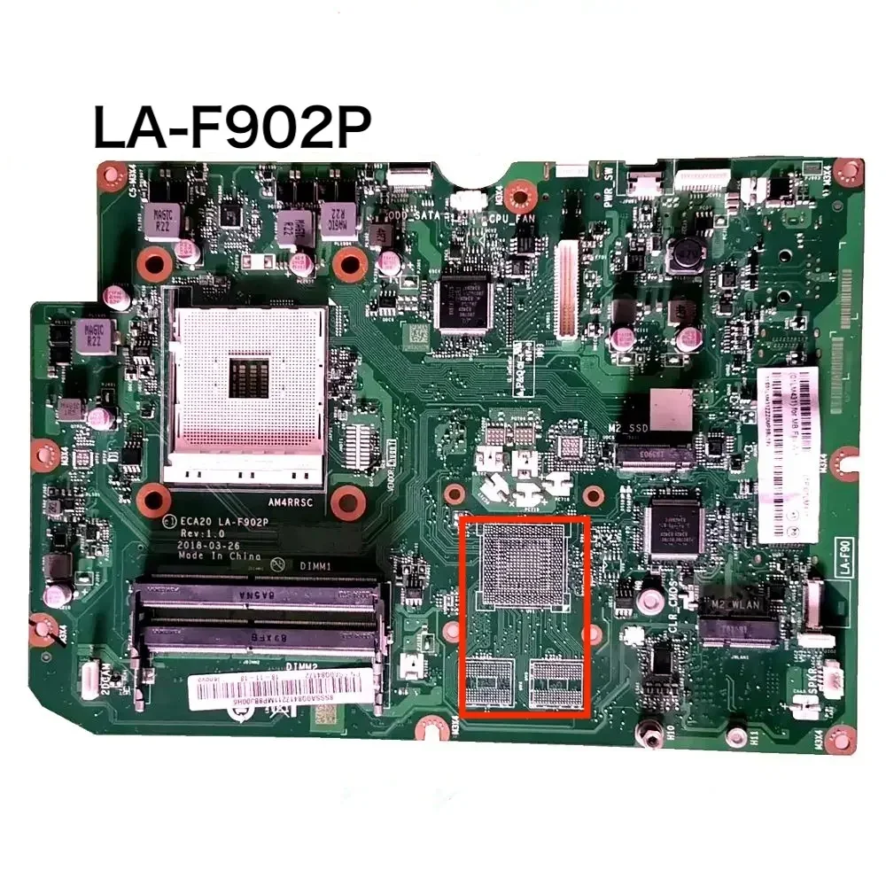 For Lenovo 520-24ARR 520-22ARR All-in-one Motherboard ECA20 LA-F902P 01LW431 Mainboard 100% Tested OK Fully Work Free Shipping