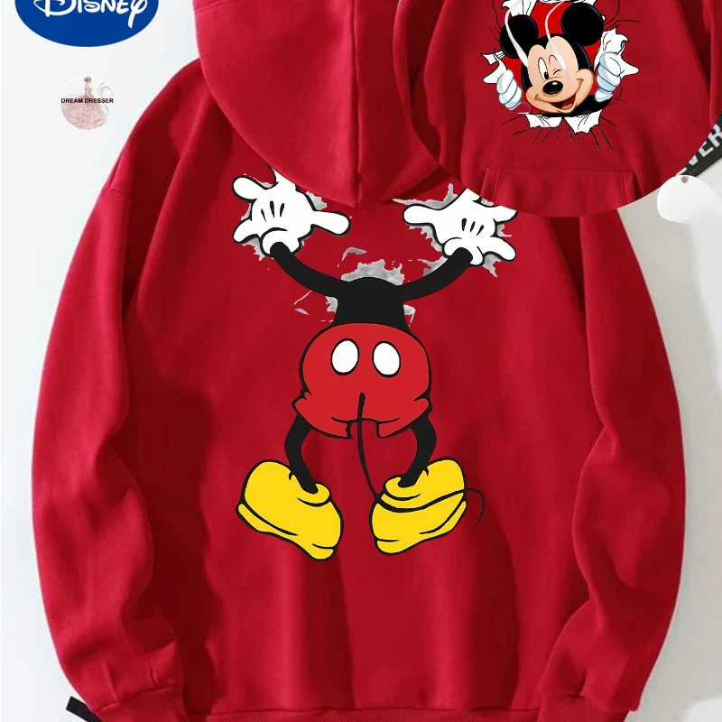 الرجال الأمريكي ميكي متعة لحظة تفاعلية مطبوعة سترة الخريف والشتاء جديد الرجال والنساء ملابس الشارع غير رسمية #1