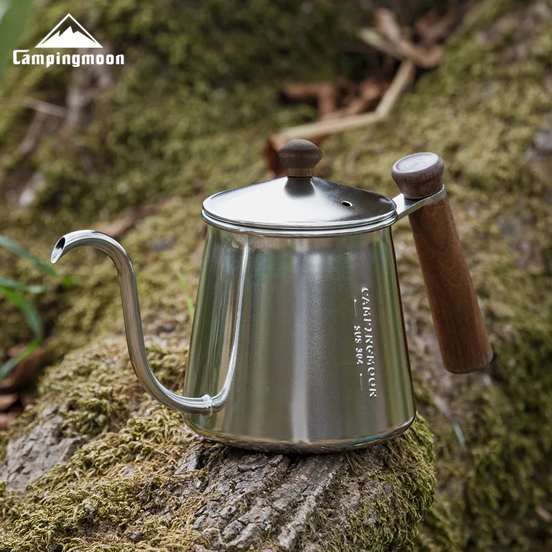 

Campingmoon SW-3 Стальной мини-чайник для воды 450 мл Легкий чайник для приготовления пищи Кофейник (без термометра)