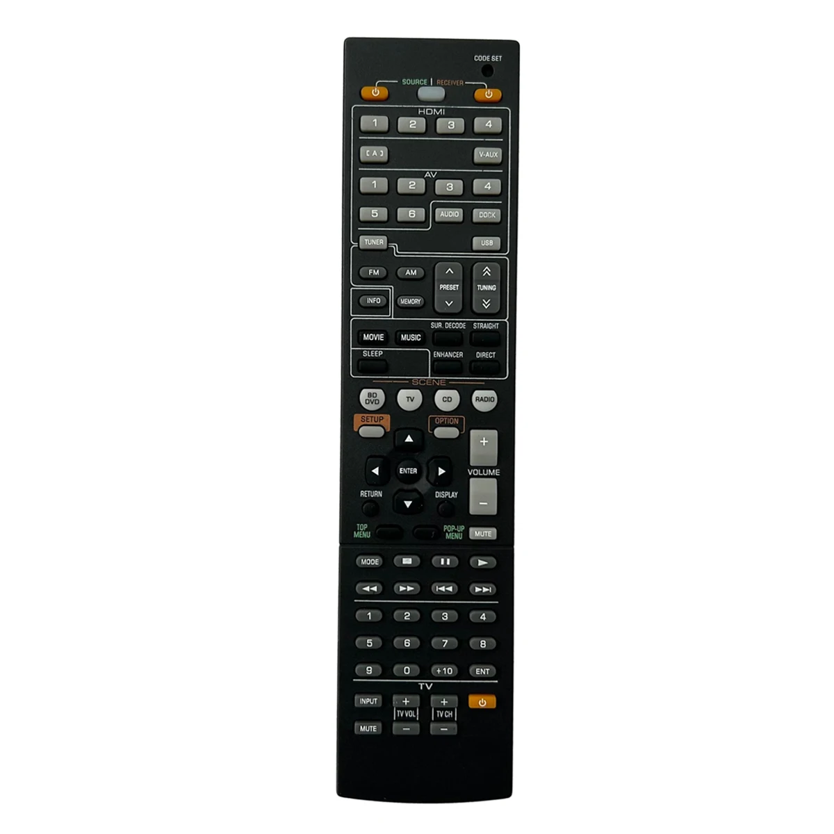 New Remote Control For Yamaha HTR-4064 RX-V471 RX-V471BL RX-V571BL RX-V571 RAV432 WW51040EX AV Receiver