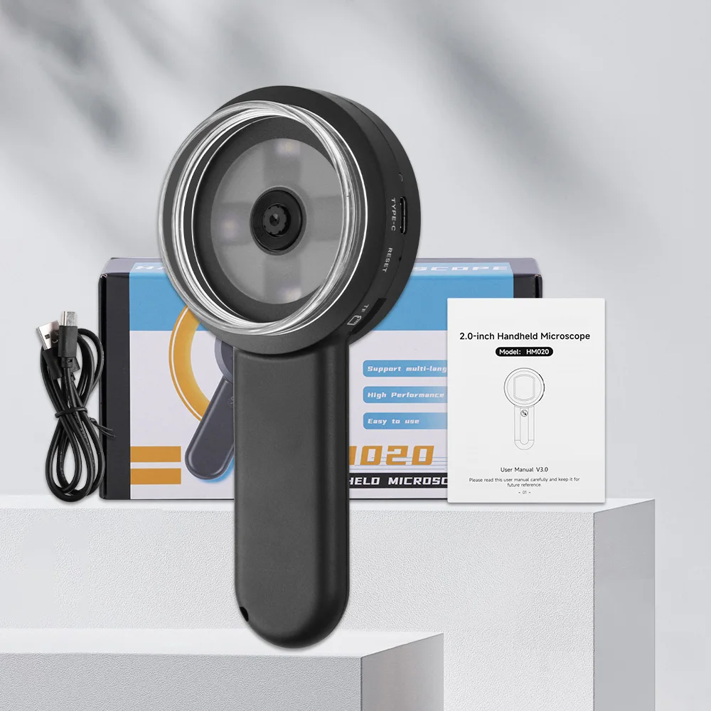 التكبير المحمول الرقمي واي فاي مجهر لاسلكي الجلد فروة الرأس محلل الجلد الشعر فروة الرأس كاشف توصيل الهاتف المحمول #3