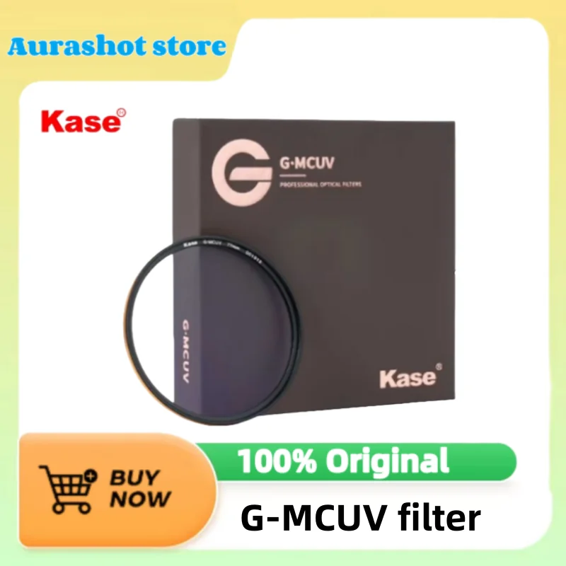 Kase G-MCUV Anti-Fall Anti-Ultraviolet Gold Ring Multilayer Coating UV Filter For Camera Lens