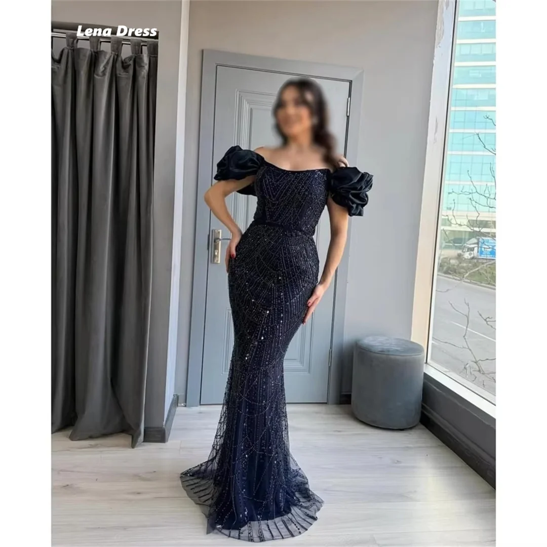 

Lena Sequins Party Dresses Woman Custom Made Women's Elegant Dresses Mermaid Women's Evening Dress Ball Gowns Luxurious Prom