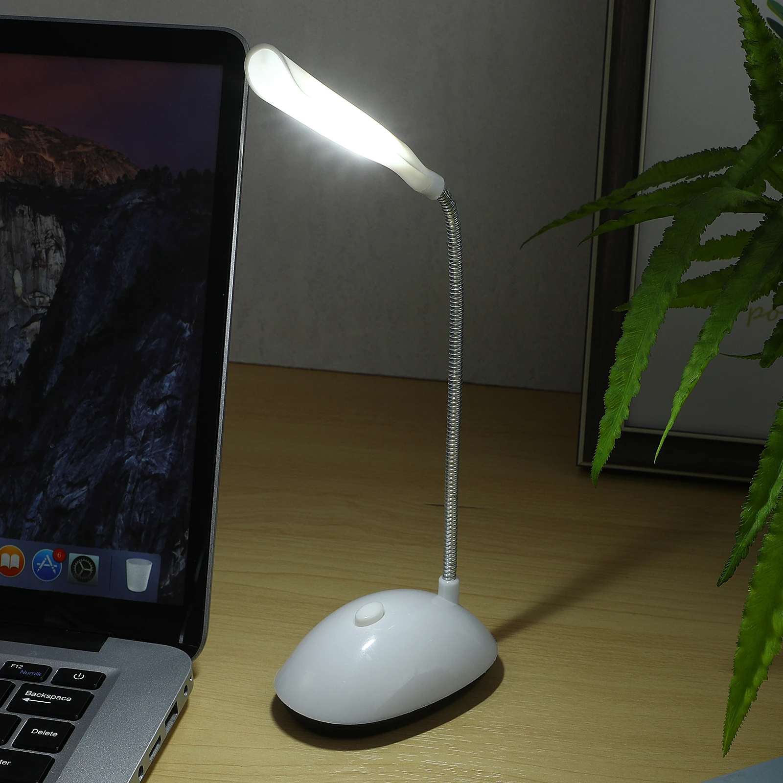 

Foldable LED Desktop Lamp White Powered Desk Night Light for Bedroom Reading Student Table Lamps Desktop Light