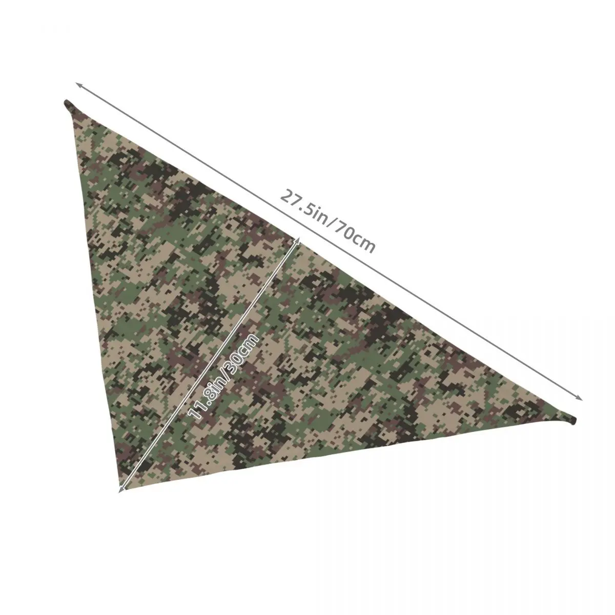 Funny Camo Pet Bandana Woodland Camouflage Pet Scarves Neck Decoration Pet Triangle Bibs For Puppy Cat view 5