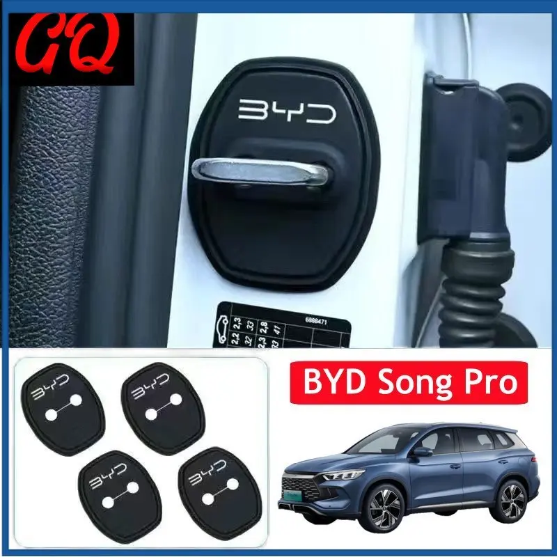 For BYD Song Pro Sealion 5 DMi 2025 2024 Car Door Lock Protective Silione Cover Accessories