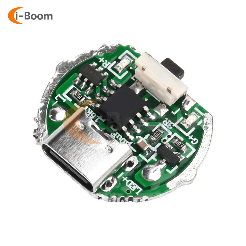 Плата-управления-фонариком-10-Вт-регулируемая-яркость-модуль-управления-батареей-плата-защиты-от-зарядки-с-переключателем