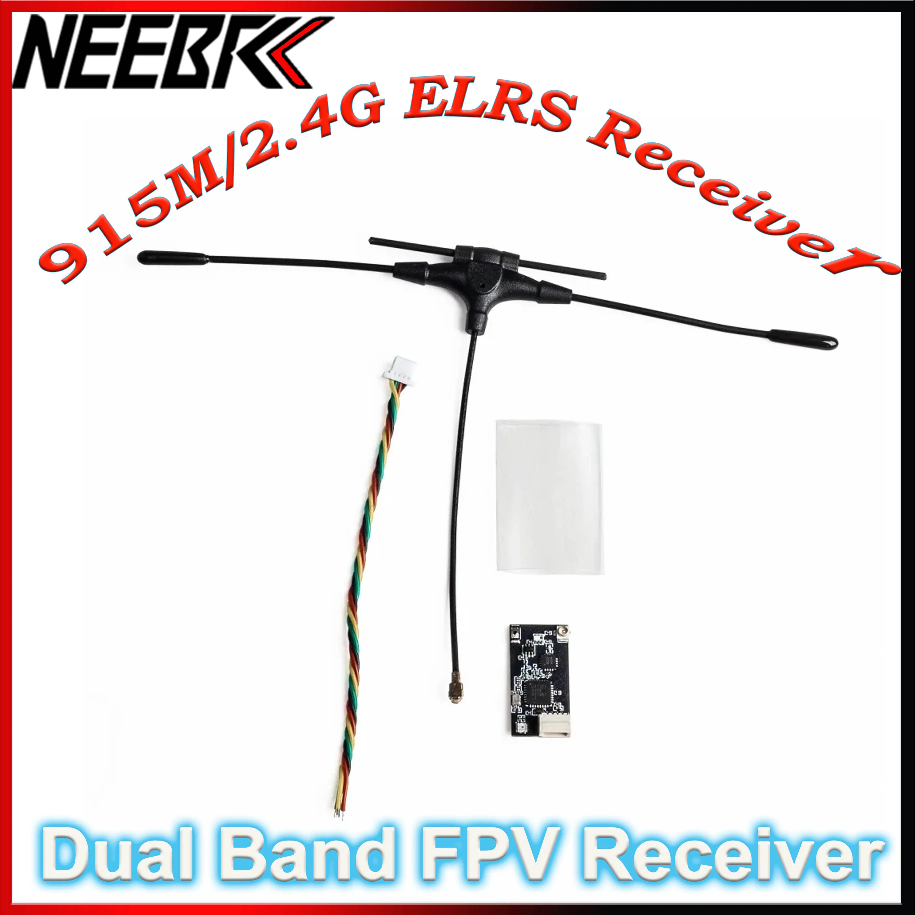 

915MHz/2.4G Dual Band ELRS Receiver ExpressLRS IPEX 1 for FPV Long Range Racing Drone Quadcopter Multicopter Freestyle DIY Parts