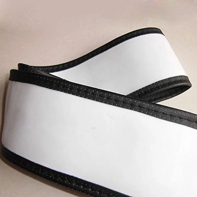 PU Leather Hand Sewing Universal Auto Car Steering Wheel Cover Wrap For 37 - 38 CM 14.5\