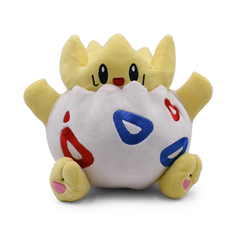 Togepi Kawaii Plush Toys Fluffy Peluches Togepi Doll Little Spiky Egg Peluche Dolls Anime Collectible Souvenir for Birthday Gift