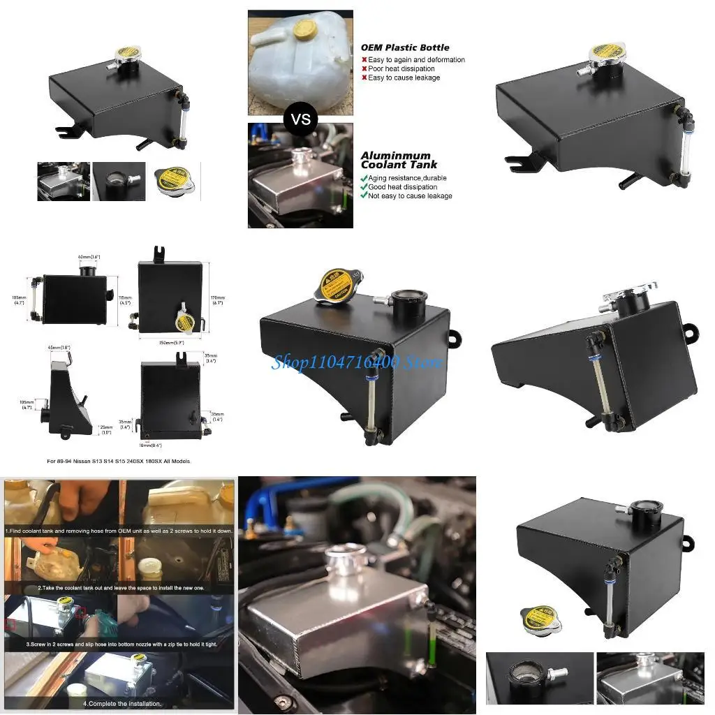 

y1gd двигателя охлаждающей жидкости переполнения резервуаров восстановления для 89-94 S13 S14 S15 240sx 180sx All Model