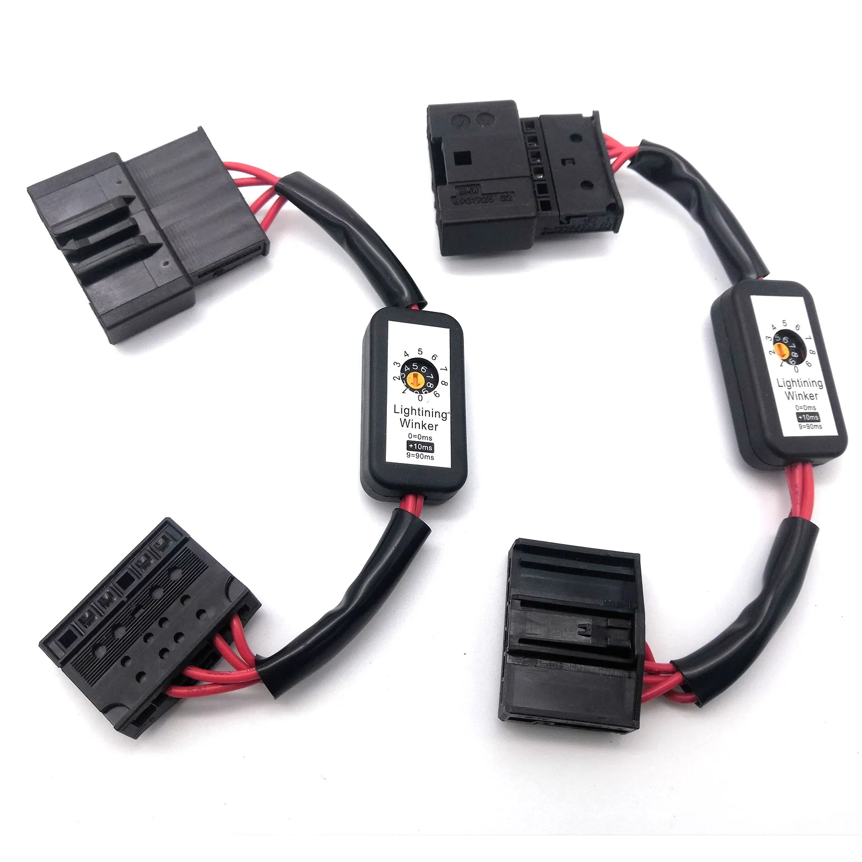 2ชิ้นตัวระบุสัญญาณ dynamicturn ไฟท้าย LED แอดออนโมดูลสายเคเบิลสำหรับ BMW X5 F15 X5M ไฟท้าย2012-2018 F85