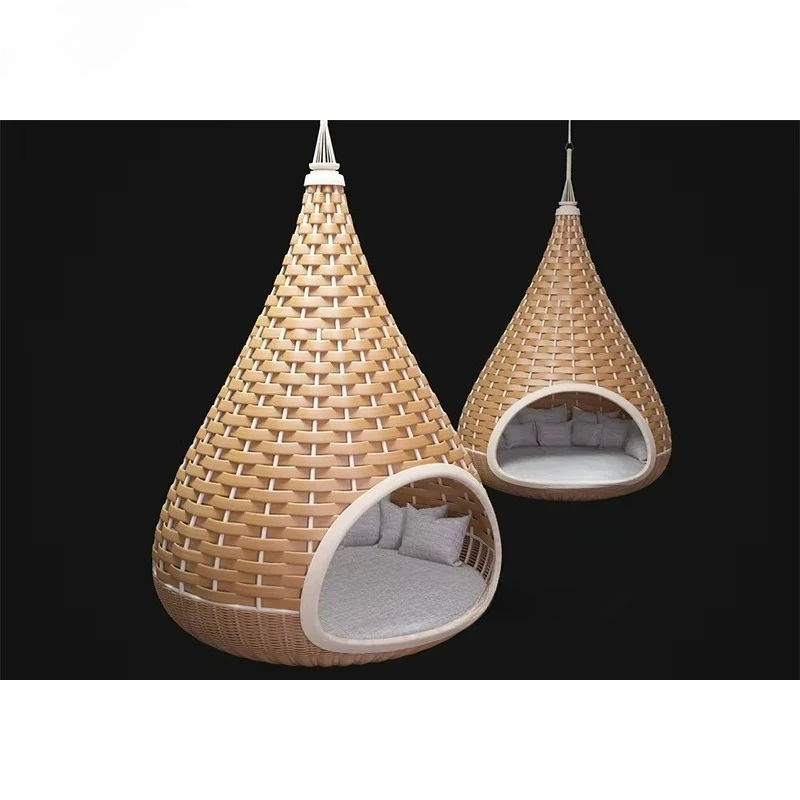 Уличный гамак, стул, качели для патио, ротанговые качели, диваны, большая круглая кровать, птичье гнездо, подвесная кушетка