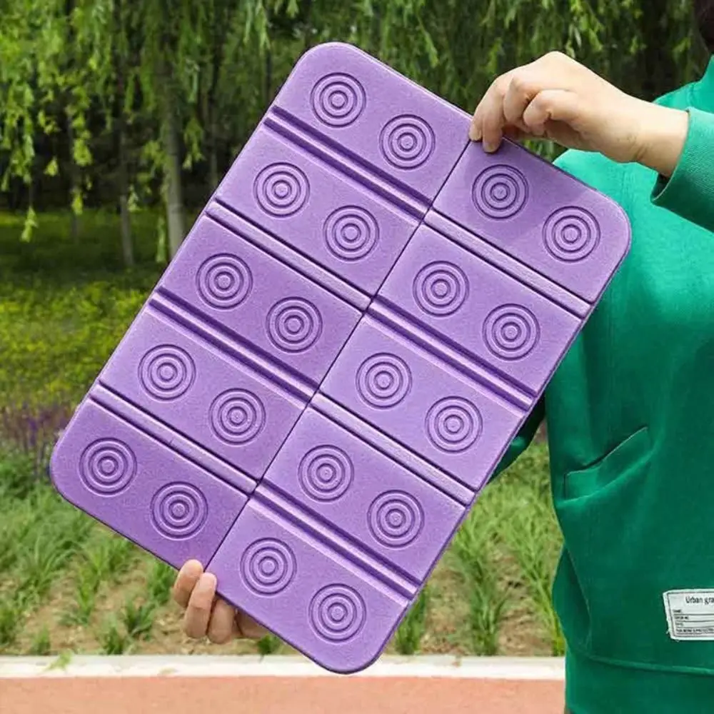 Compact XPE Sponge Foldable Seat Mat Foam Material Foldable Tourist Seat Mat Anti-Moisture Ultralight Foam Seat Mat Camping
