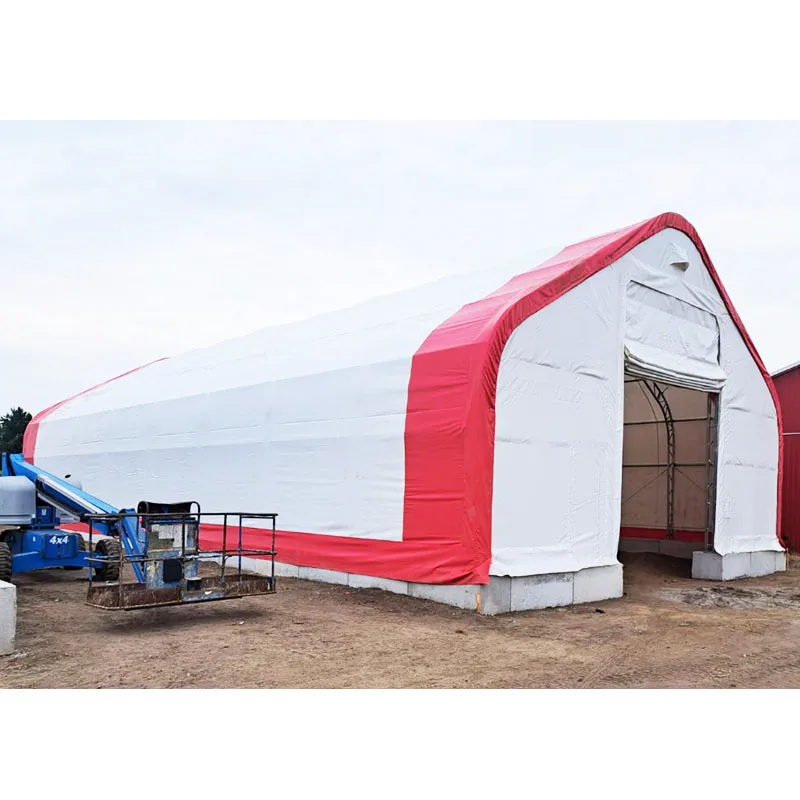 Large Double Truss Storage Tent Waterproof Industrial Building Agriculture Shelter House Poly Tunnel Greenhouse Steel Frame Shed