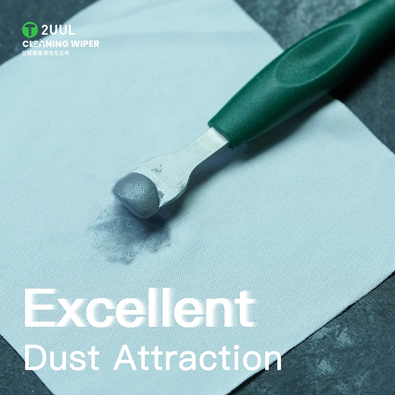 

2UUL CL05 повседневный стеклоочиститель (4x100 шт./кор.) статическая ткань из микрофибры для притяжения пыли для стеклянных линз, электроника, стеклоочиститель