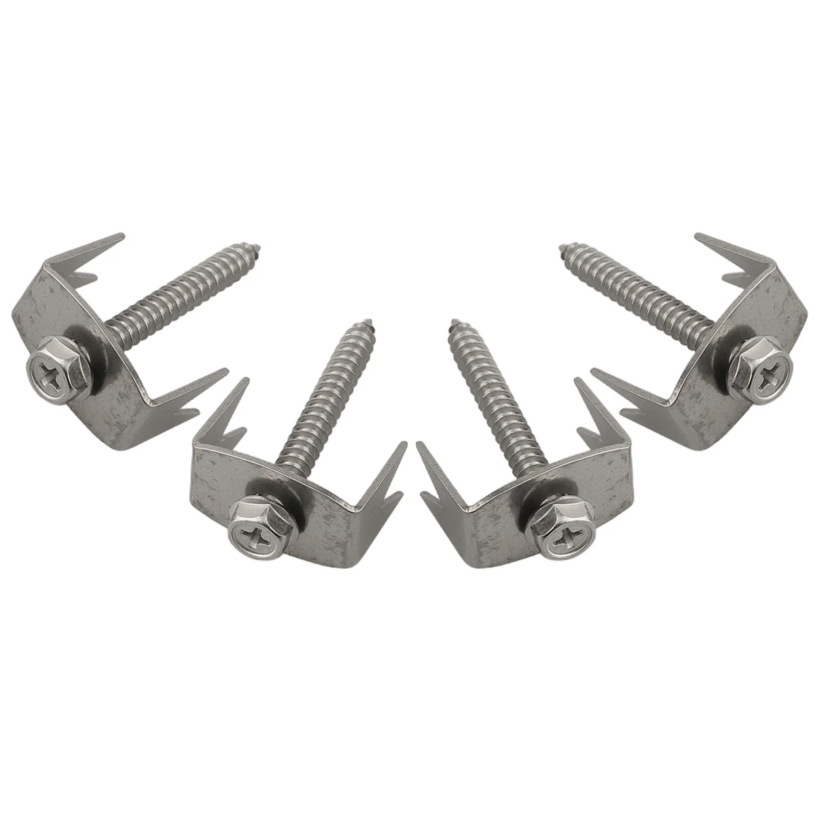

50pcs Multipurpose Fence Staple Metal Fence Nails Fence Fastening Solution For Robusts Wire & Chain Link Fencing Support