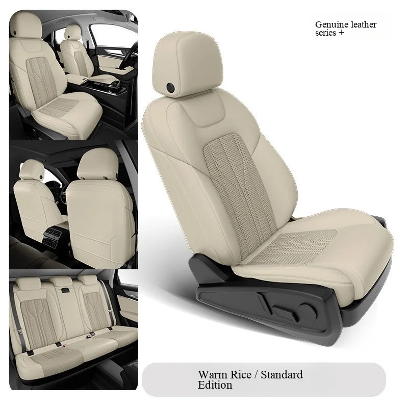 PU Leather Car Seat Covers Full Coverage Full Set Front Rear Custom Fit Black All Season Cushion Protector Universal Auto