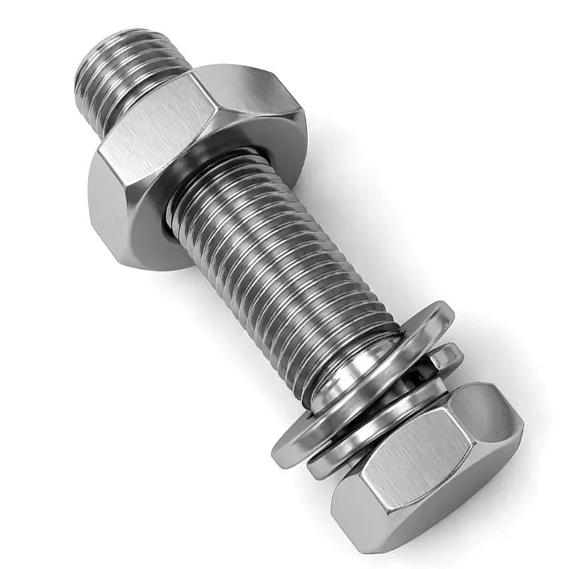 High Quality 10.9 Hex Bolts Stainless Steel Construction Bolts with Washers and Nuts