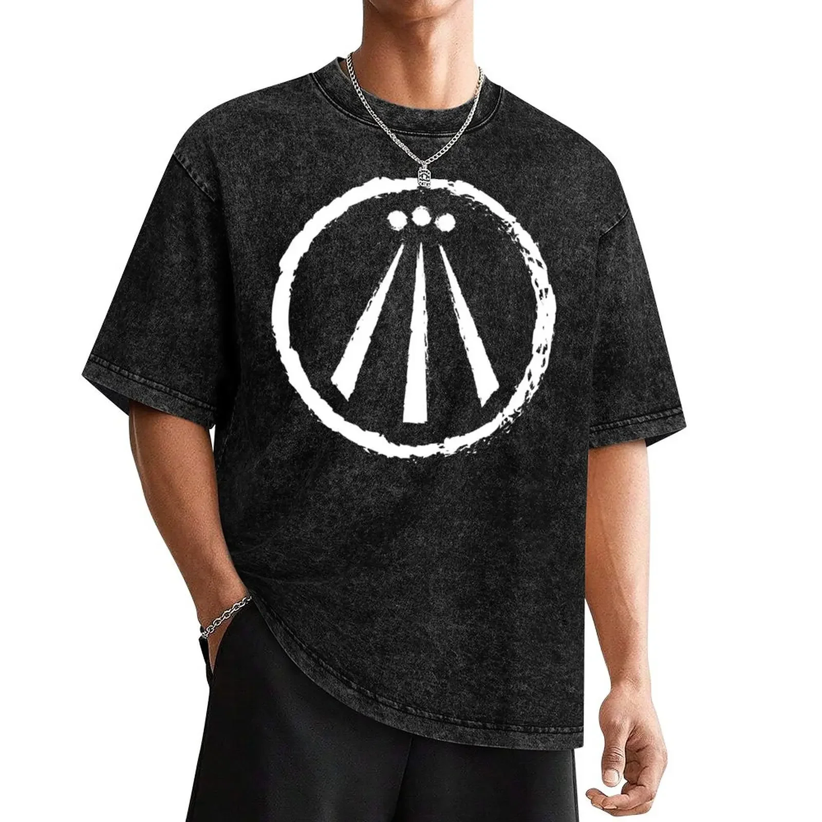 

Awen Ancient Symbol T-Shirt oversized baggy shirts heavy weight t shirts for men