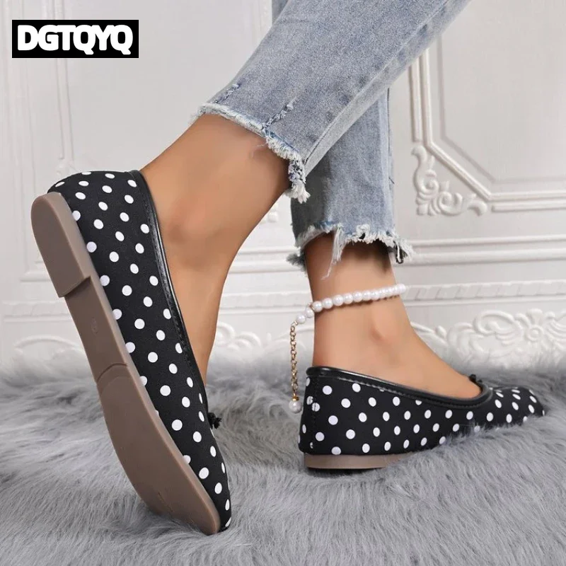 2026 All-Season New Women's Gentle Flat Sole Flats - Bowknot Comfortable Mom Shoes, Multiple Options Available Casual Shoes